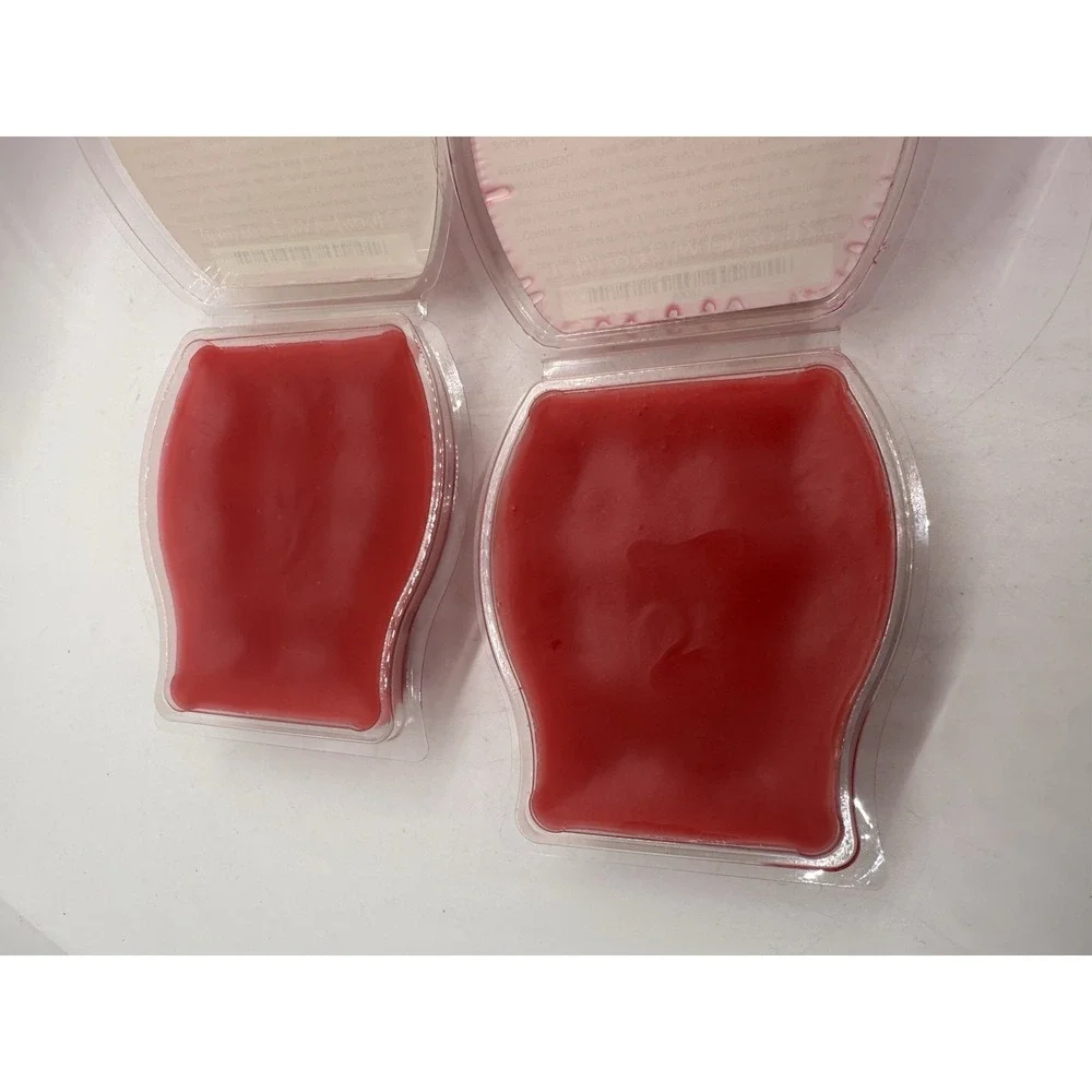 Lot 2 Scentsy Perfectly Pomegranate Wax Bars Retired Scent Authentic New
